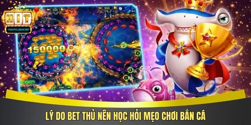 Lý do bet thủ nên học hỏi mẹo chơi bắn cá
