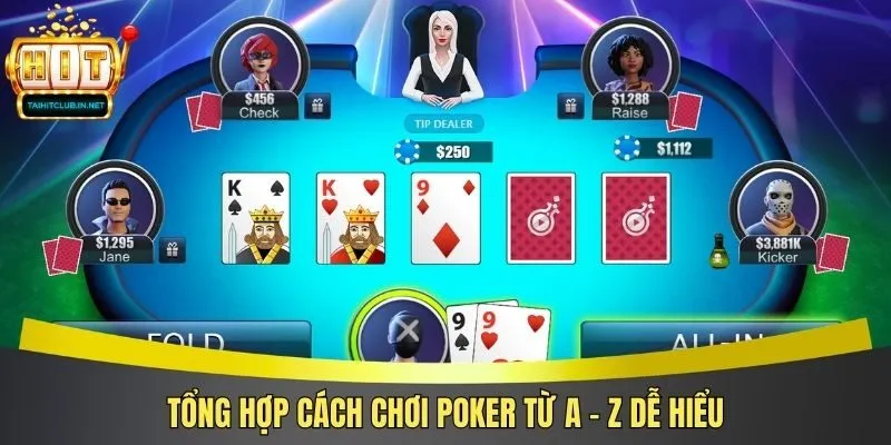 Tổng hợp cách chơi Poker từ A - Z dễ hiểu